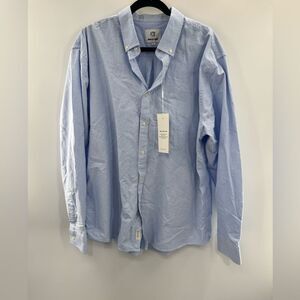 3For$20 Mocotono Men’s Blue Button Down Shirt NWT size Large
